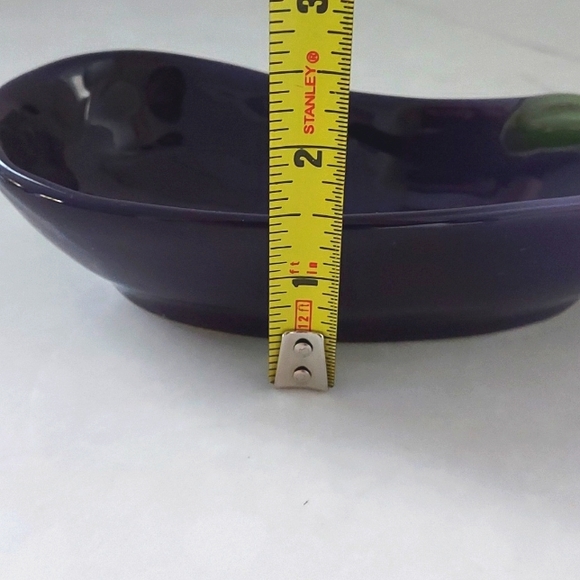 WILLIAM SONOMA Jardin Potager Collection Eggplant Dip Dish - Picture 5 of 5